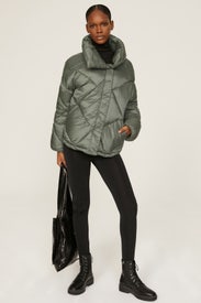 Quilted Puffer Coat by OOF