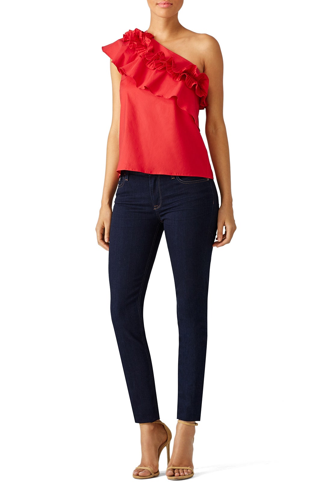 Red Esme Top by SALONI 0