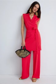Zaca Long Line Wrap Top by SIMONMILLER