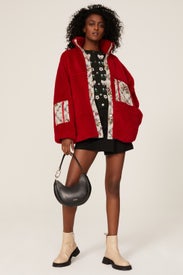 Boxbox Fleece Jacket by Sandy Liang