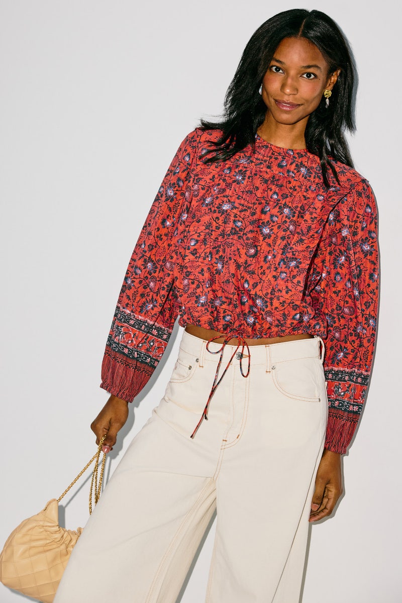 Prisha Floral Blouse by Ulla Johnson