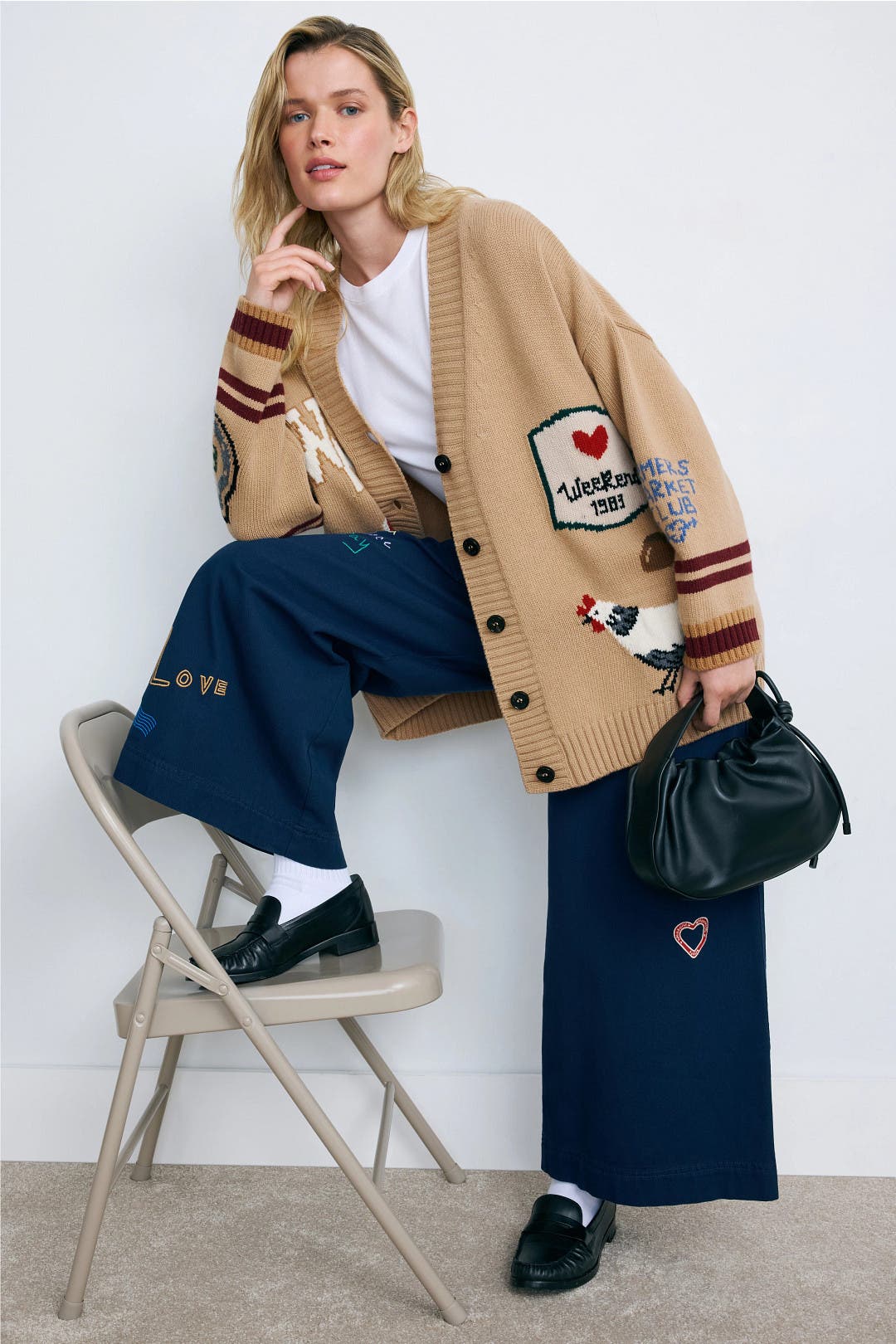 Belgio Embroidered Oversized Cardigan by Weekend Max Mara | Rent Belgio Embroidered Oversized Cardigan by Weekend Max Mara | Rent