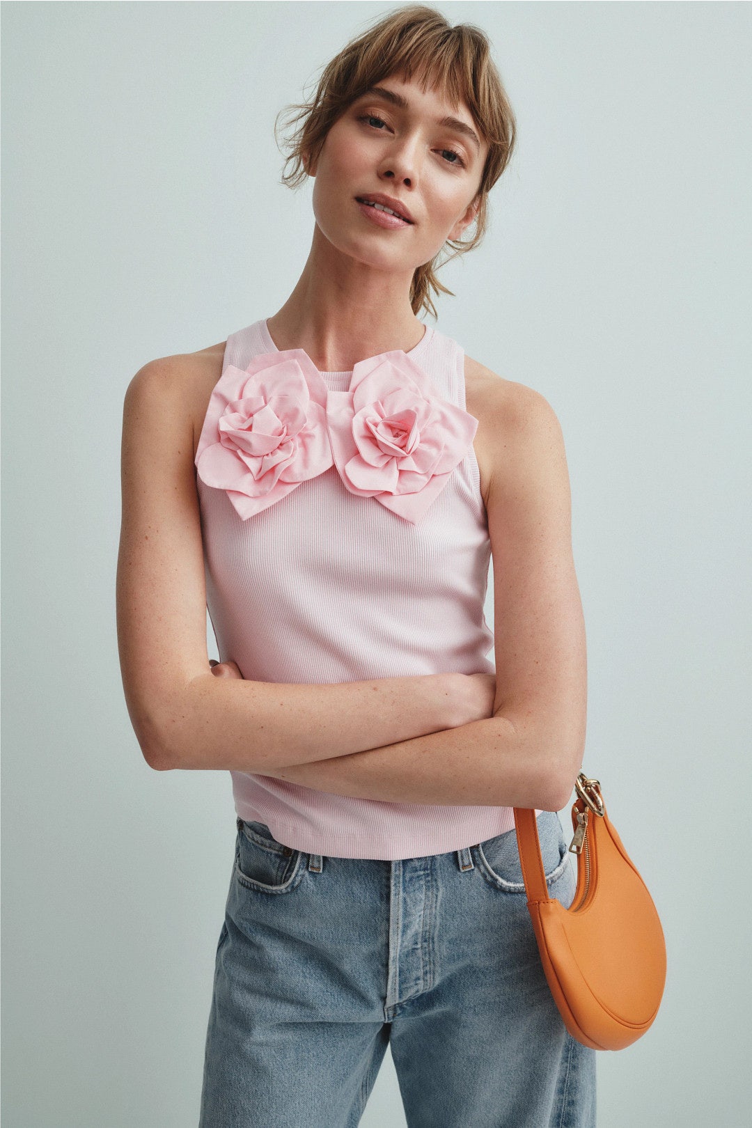 Camille Flower 3D Tank Top by AKNVAS 0