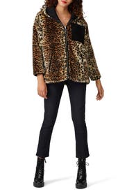 Alysia Faux Fur Jacket by CAPULET