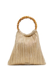 Bamboo Circle Handle Pouch by Loeffler Randall