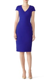 Cobalt Rose Sheath by Donna Morgan