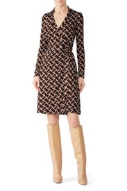 New Jeanne Wrap Dress by Diane von Furstenberg