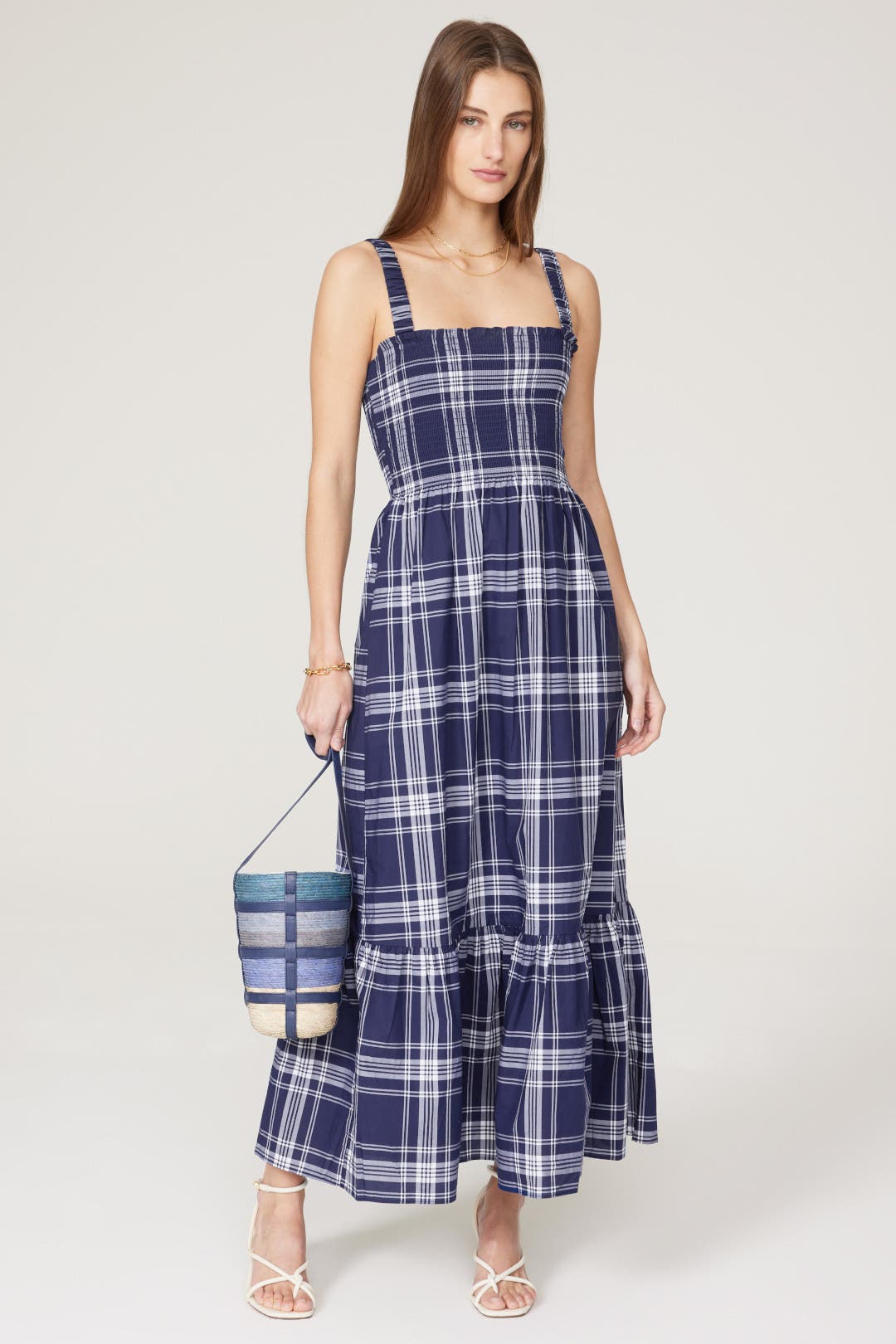 Plaid Anjuli Nap Dress by Hill House Home | Rent the Runway