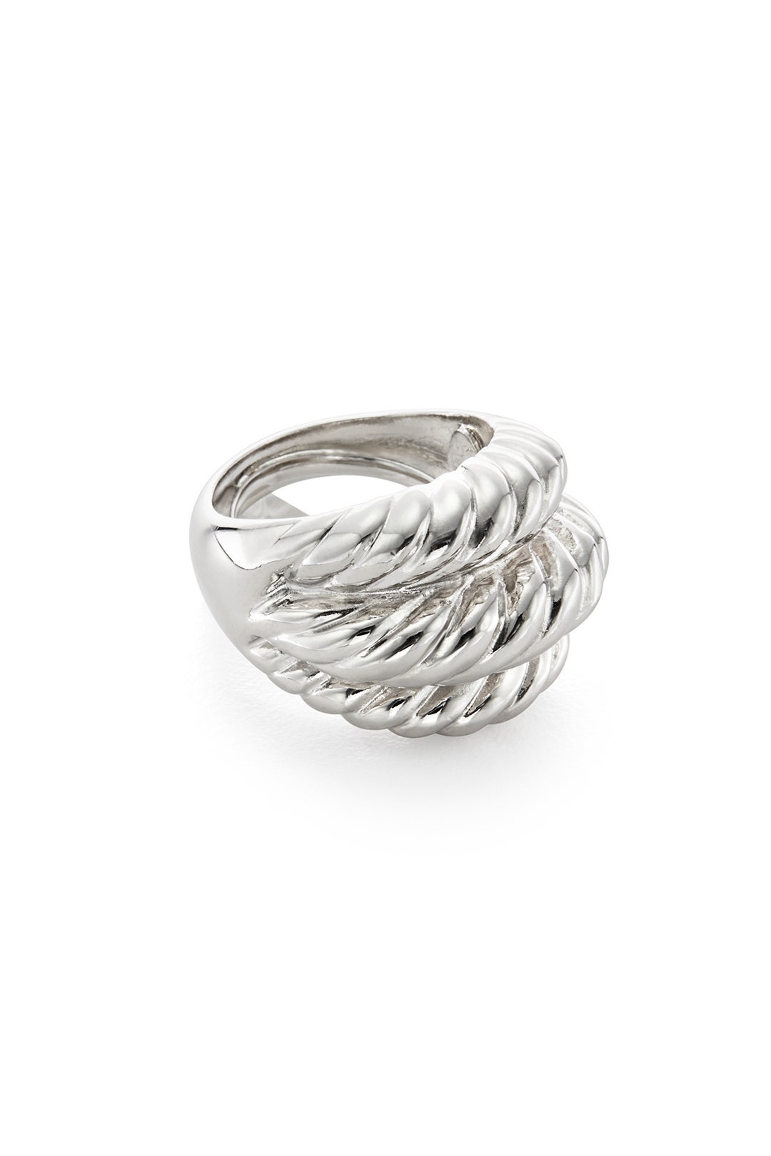 Sterling Rope Ring by Kenneth Jay Lane 0