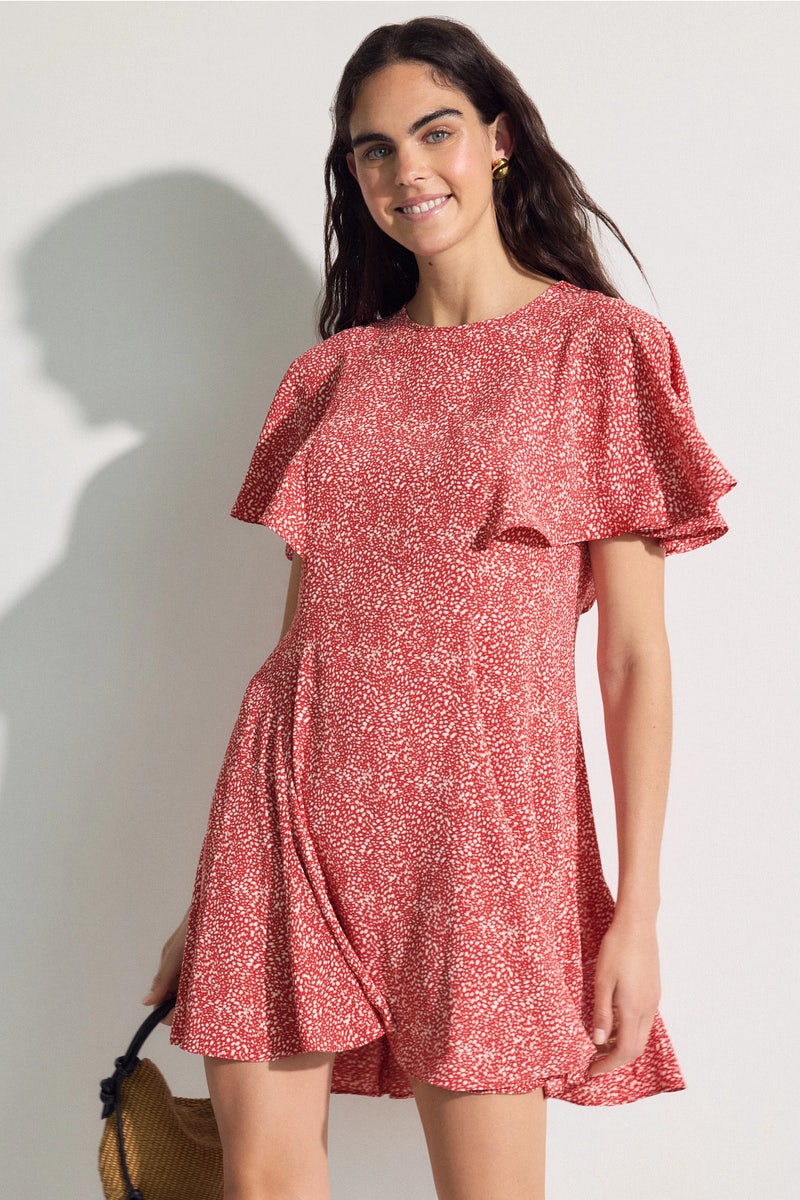 Cape Sleeve Mini Dress by MICHAEL KORS - Photo 0