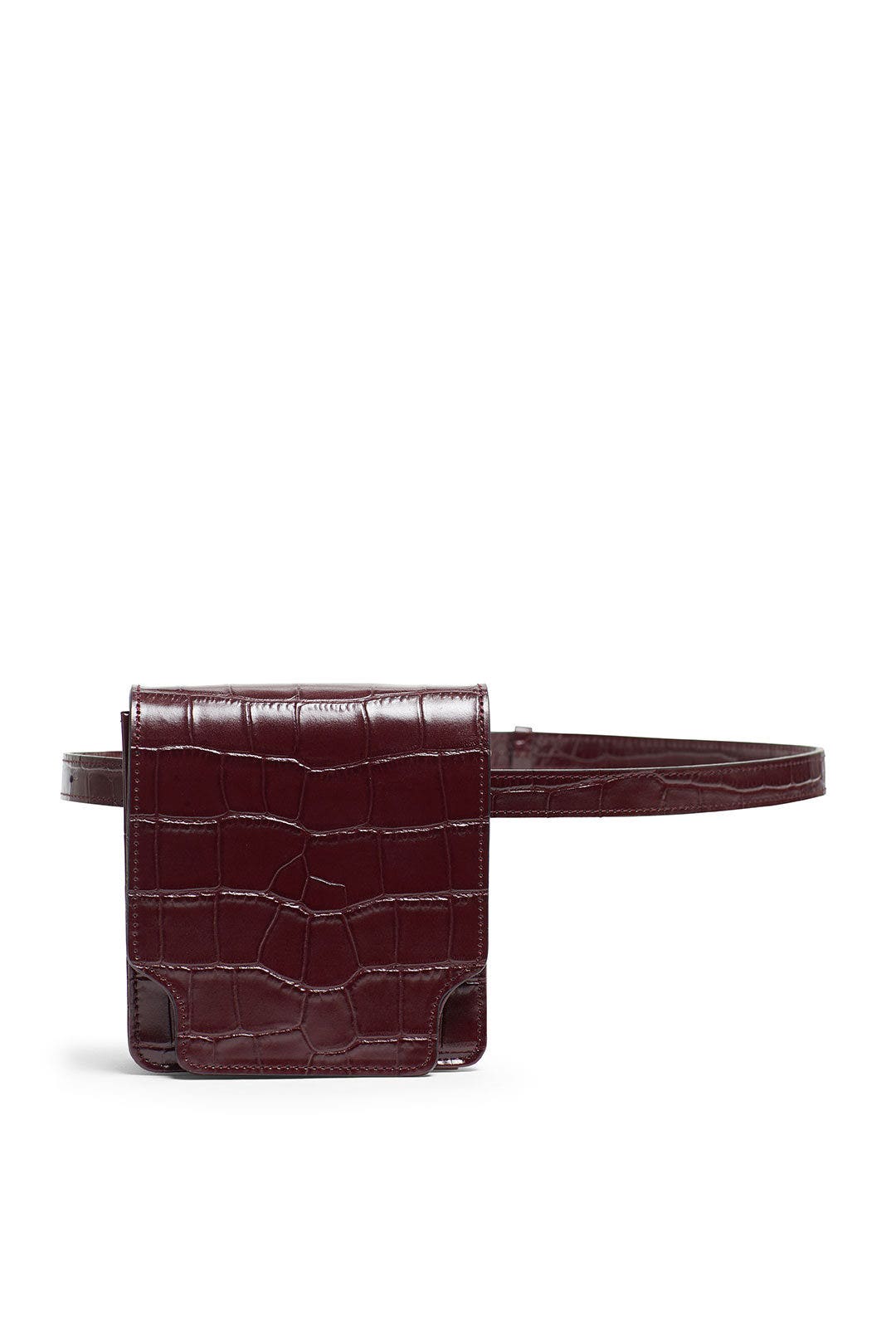 Wine Croc Pump Slim Belt Bag by Marge Sherwood 0