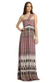 Navajo Silk Maxi by Nicole Miller