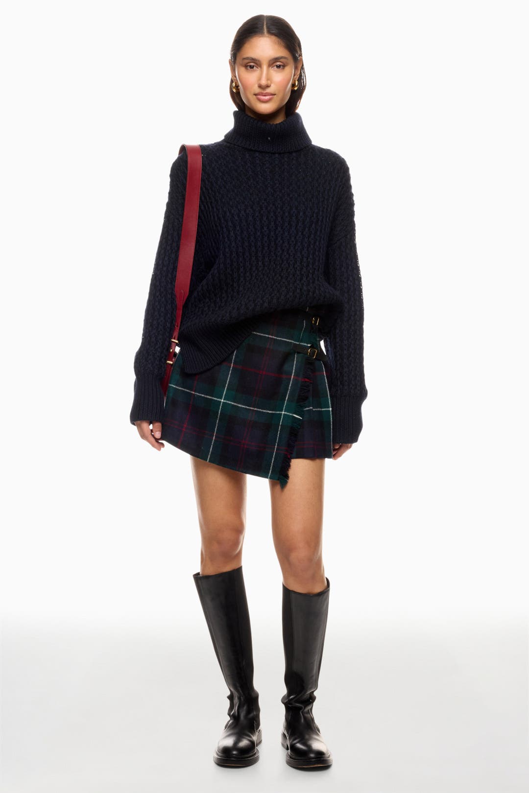 Plaid Wrap Mini Skirt by Polo Ralph Lauren | Rent the Runway