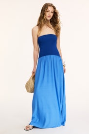 Strapless Soglio Dress by Solid & Striped