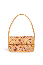 Floral Tommy Beaded Bag by Staud Accessories