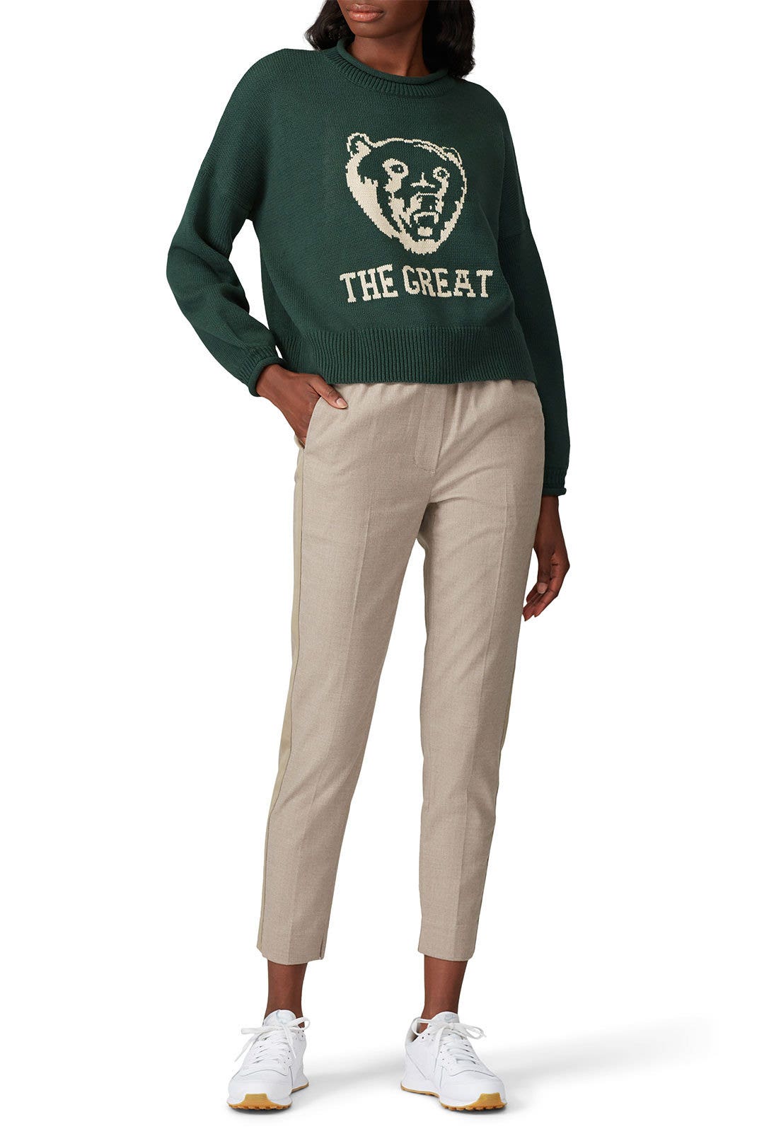The Bear Roll Pullover by The Great. 0