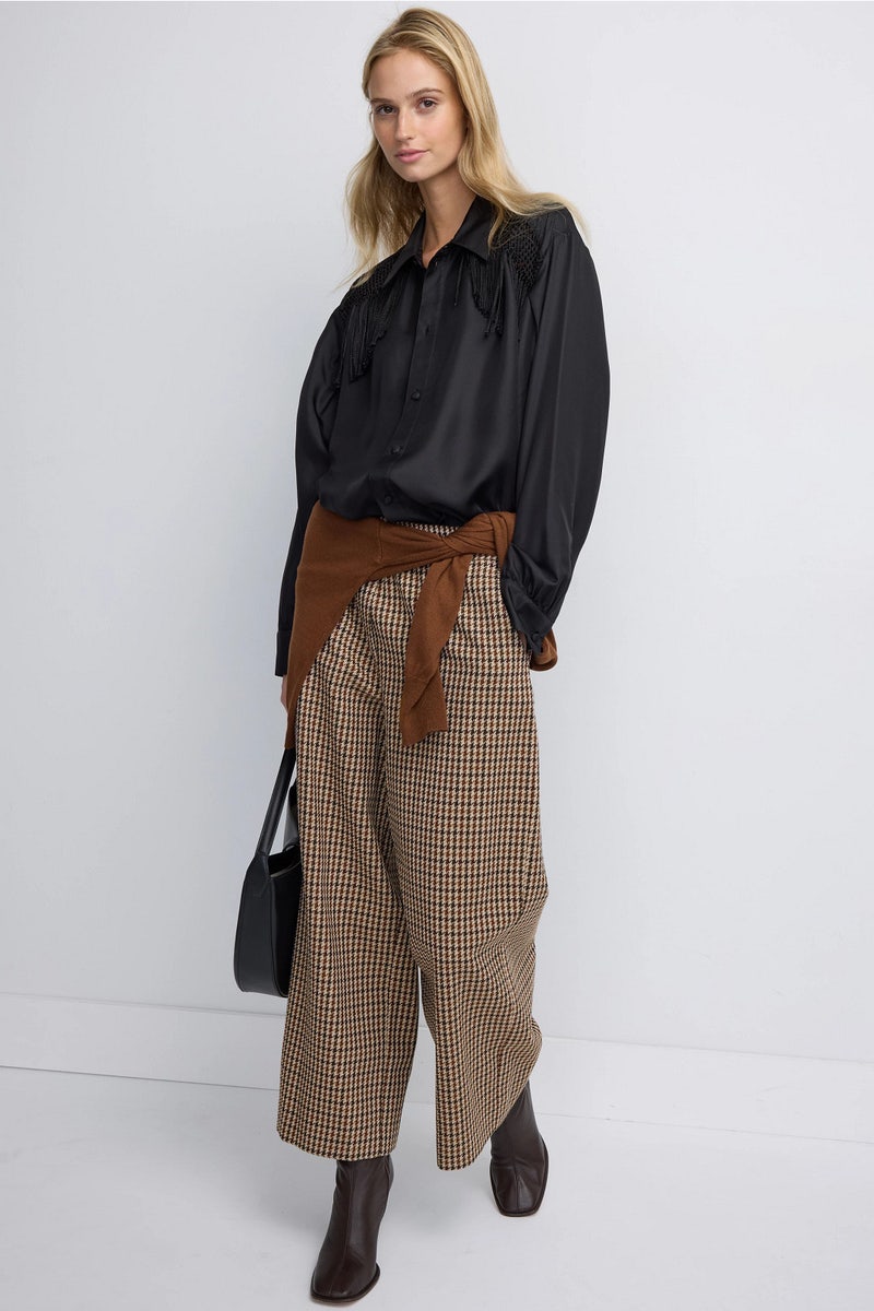 Ebe Brown Plaid Trousers by Weekend Max Mara - Photo 0
