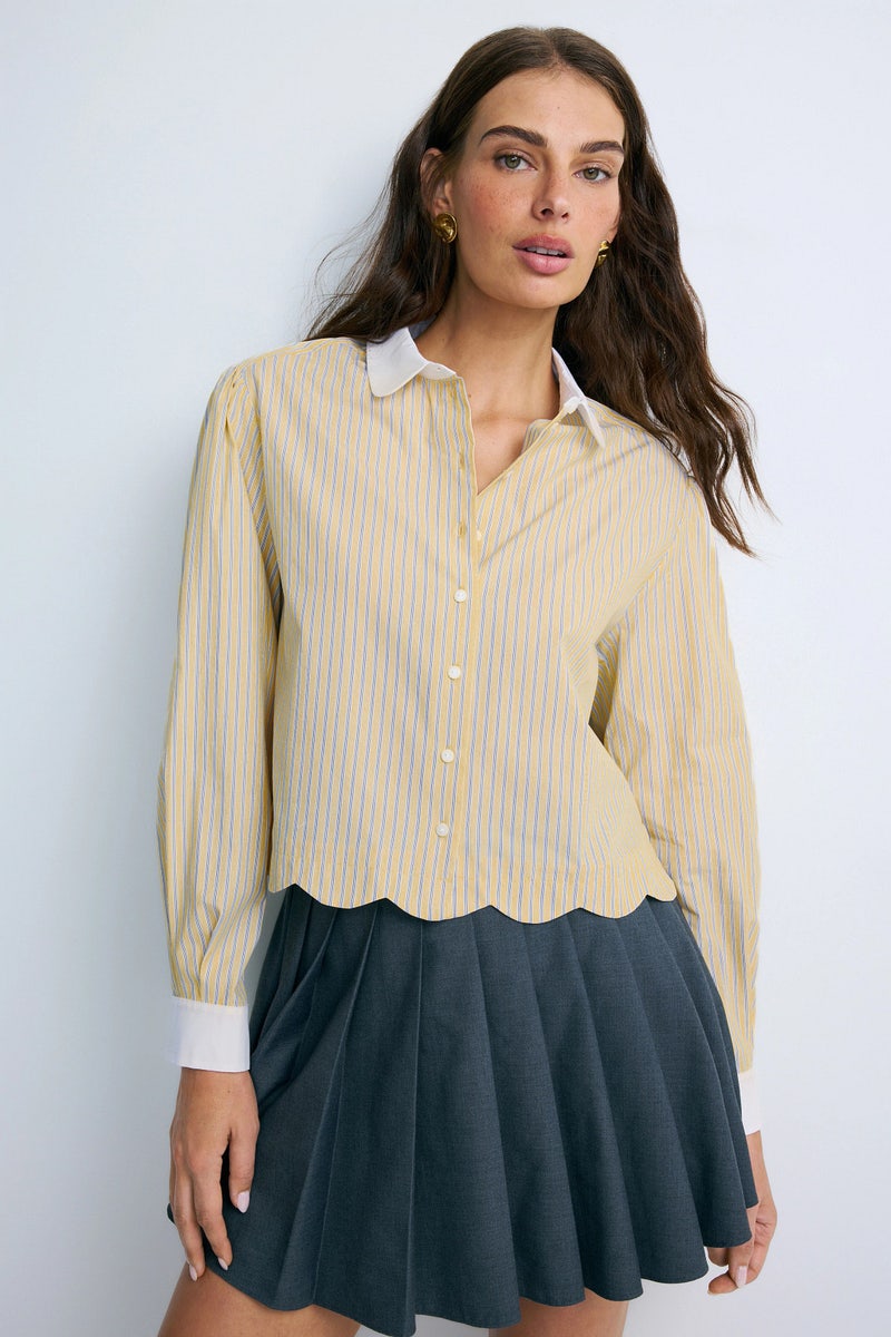Cornelia Collard Button Down by Claudie Pierlot - Photo 0