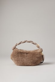 Bou Faux Fur Bag by GANNI