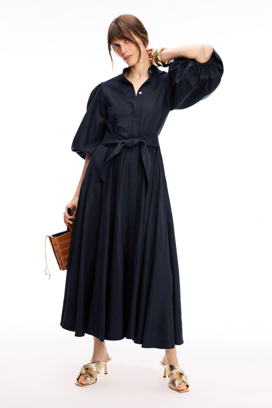 Blue Bromelia Dress by NO PISE LA GRAMA 0