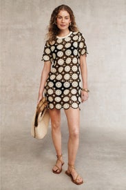 Short Sleeve Crochet Cover Up by Jason Wu x RTR