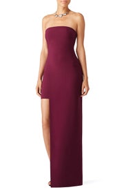Plum Demeyer Gown by LIKELY
