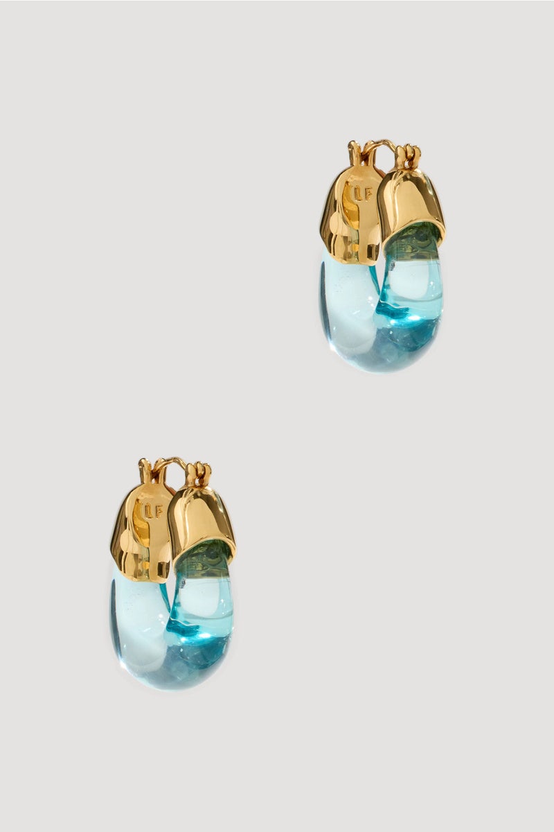 Mini Organic Hoop Eearrings by Lizzie Fortunato - Photo 0