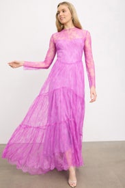 Purple Lace Dress by Philosophy di Lorenzo Serafini