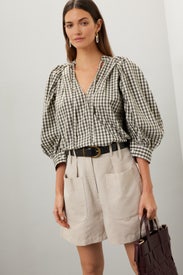 Puff Sleeve Tie Front Top by 3.1 Phillip Lim