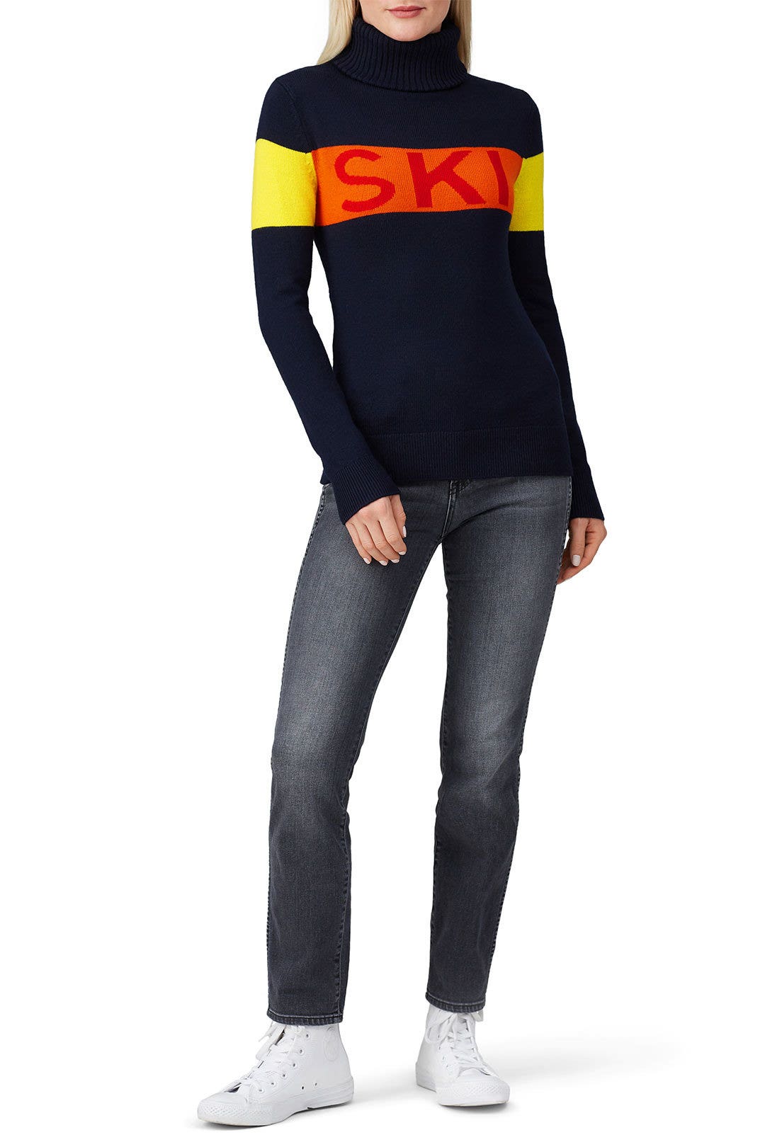 Navy Ski Sweater by Perfect Moment 0
