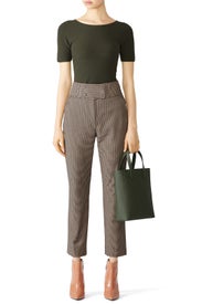 Houndstooth Pants by Rebecca Taylor NYC