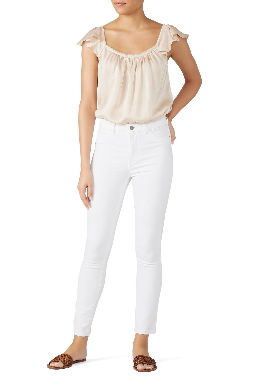 Sleeveless Silk Charm Top by Rebecca Taylor NYC 0