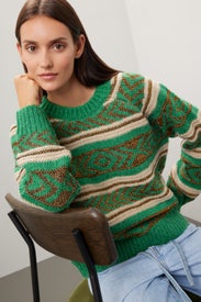 Metallic Fair Isle Sweater by Scotch & Soda