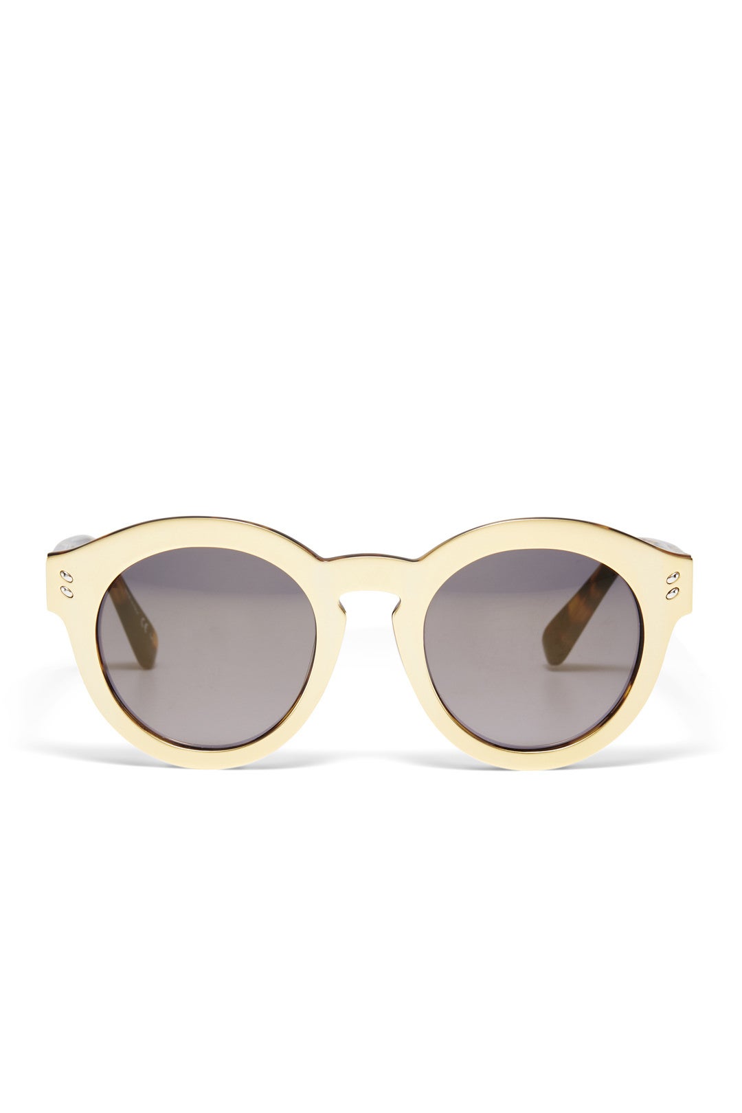 Tortoiseshell Effect Round Sunglasses by Stella McCartney 0