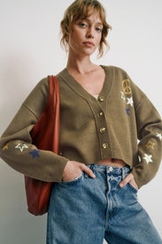 Divine Graphic Visionary Cardigan by Spiritual Gangster