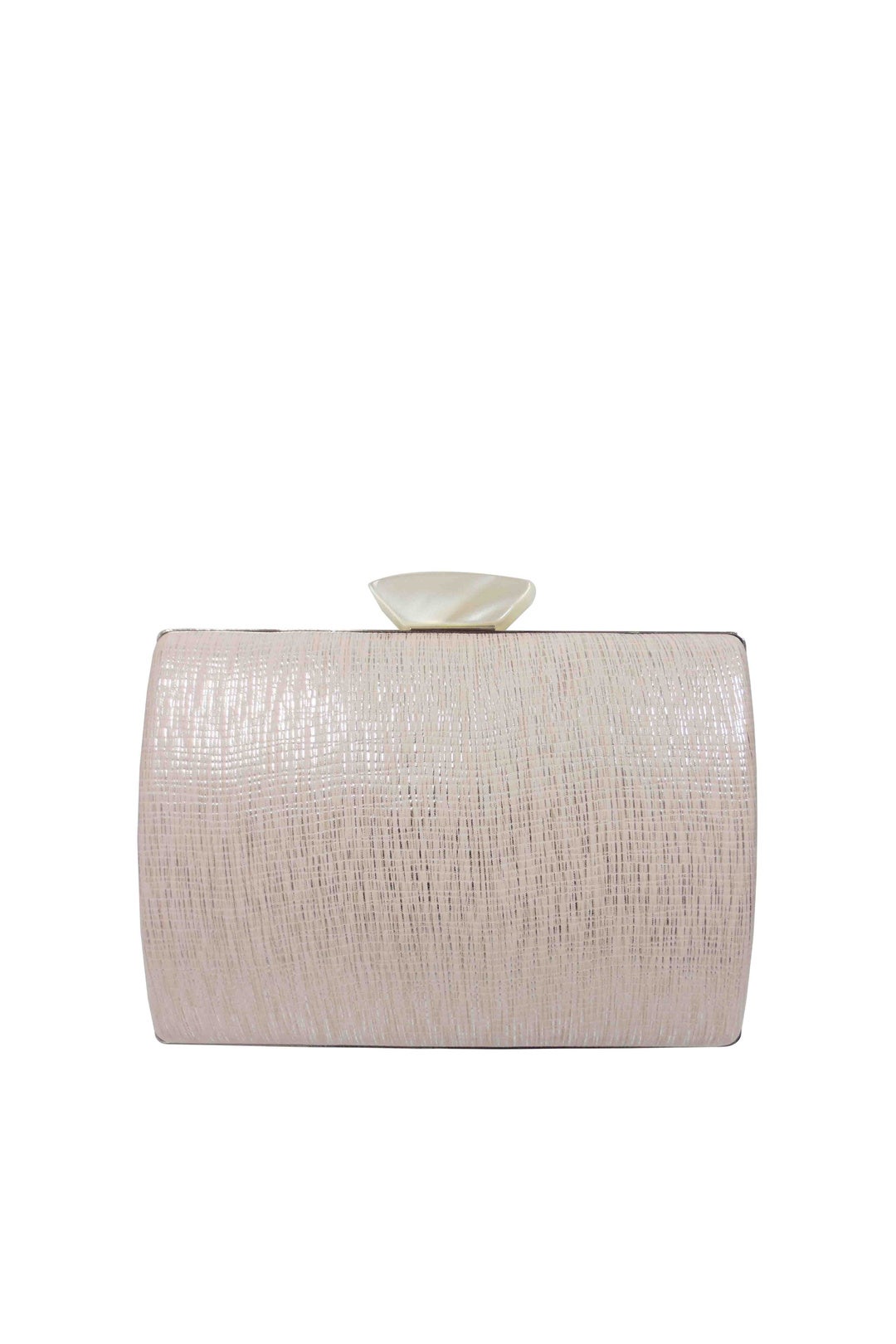 Metallic Linen Embossed Clutch by Sondra Roberts