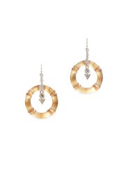 Dangling Bamboo Earrings by Alexis Bittar