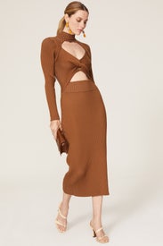 Guadalupe Cutout Knit Dress by AMUR