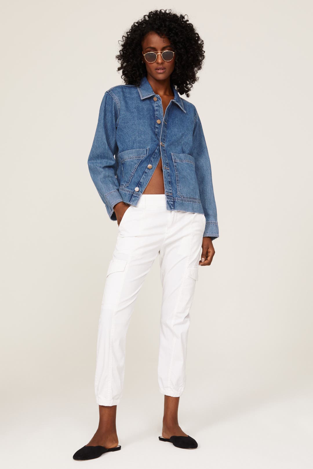 Tilda Denim Shirt Jacket by DL1961 | Rent the Runway
