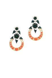 Odessa Drop Hoop Earrings by Elizabeth Cole