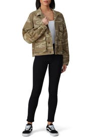 Cropped Camo Jacket by Fifteen Twenty