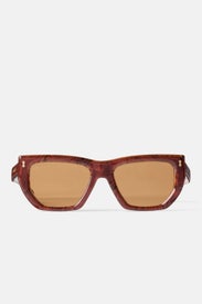 Brown Tortoise Sunglasses by Gucci