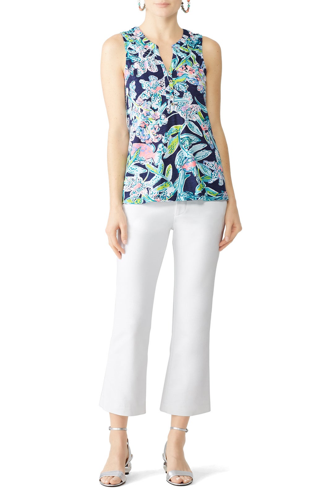 Bright Navy Essie Top by Lilly Pulitzer 0