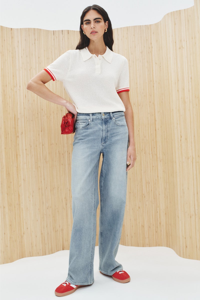 Sasha Wide Leg Jeans by PAIGE