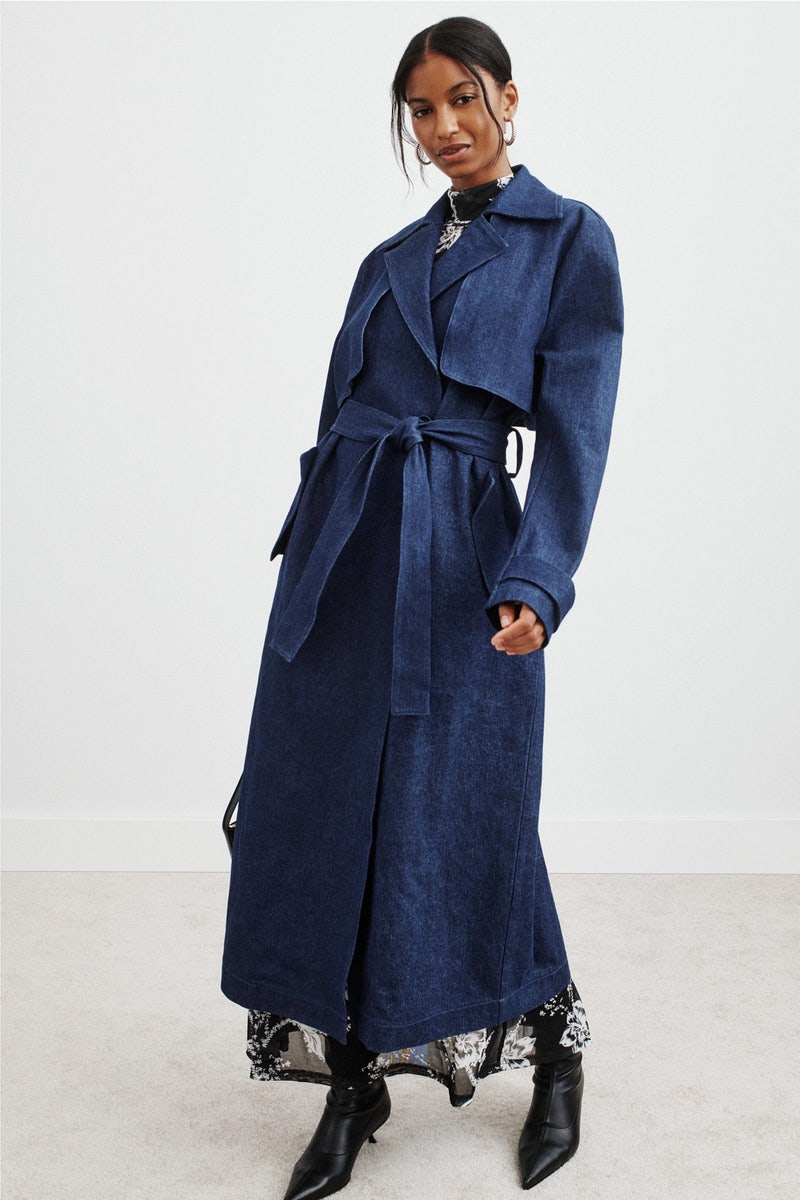 Leon Denim Trench Coat by Suboo - Photo 0