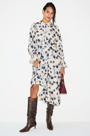 Floral Water Color Midi Dress by Alexia Admor