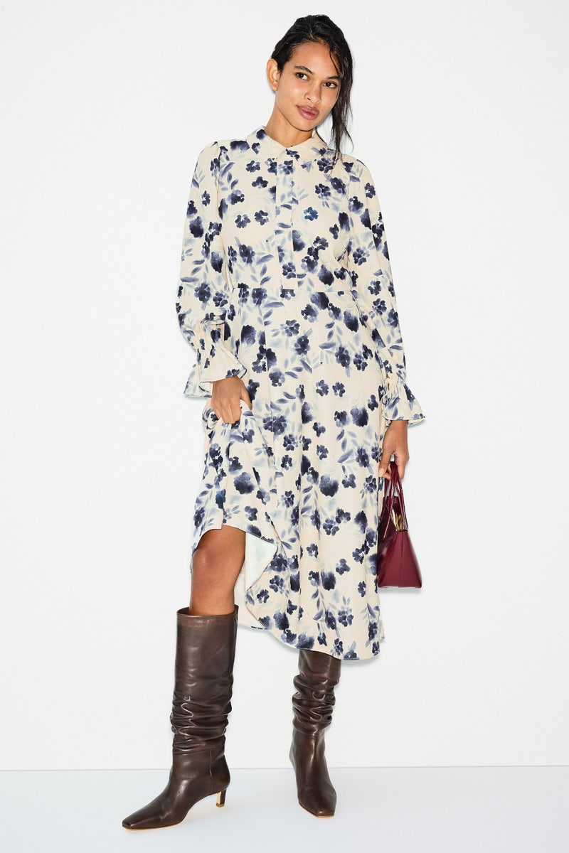 Floral Water Color Midi Dress by Alexia Admor - Photo 0