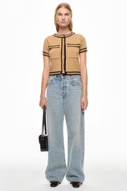 Jules Crochet Edge Top by Central Park West