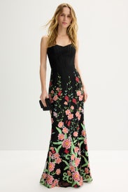 Floral Giovanna Gown by Dress The Population