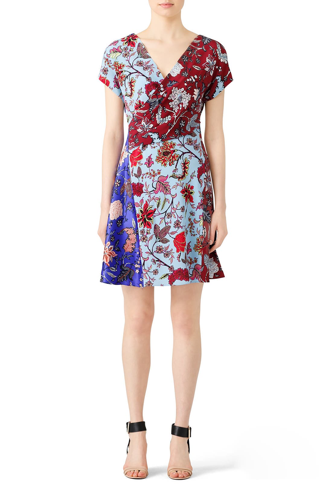 オールインワン・サロペット Diane Von Furstenberg Multicolor Floral Wrap Midi Dress With Anika Reversible Dress – Diane von Furstenberg HongKong